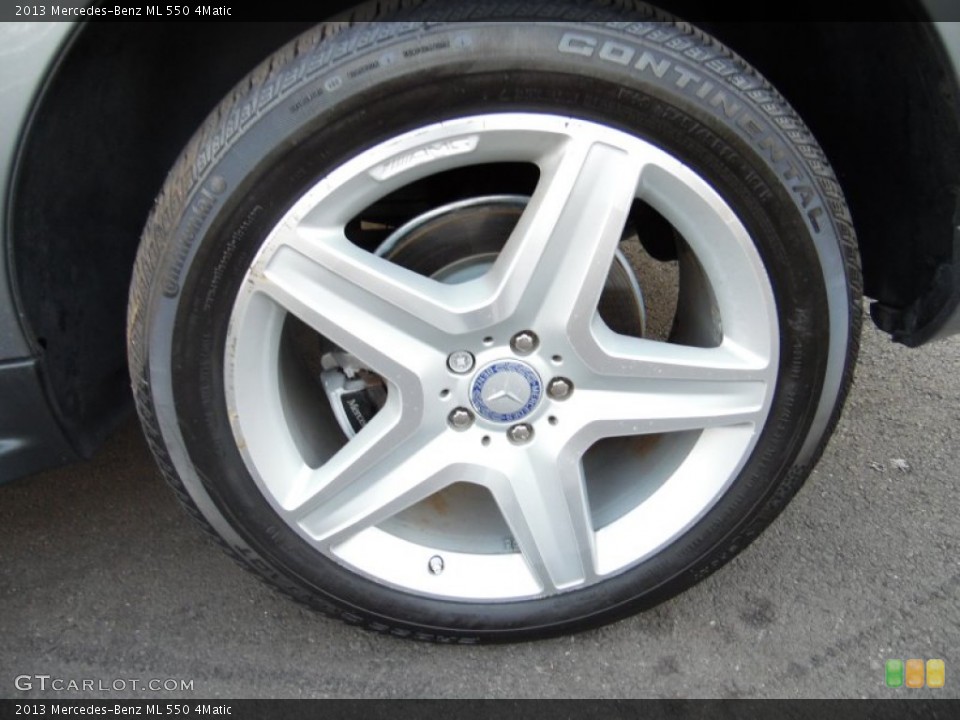 2013 Mercedes-Benz ML 550 4Matic Wheel and Tire Photo #107214203