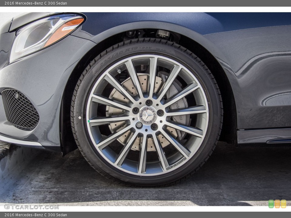 2016 Mercedes-Benz C 300 Sedan Wheel and Tire Photo #107219474