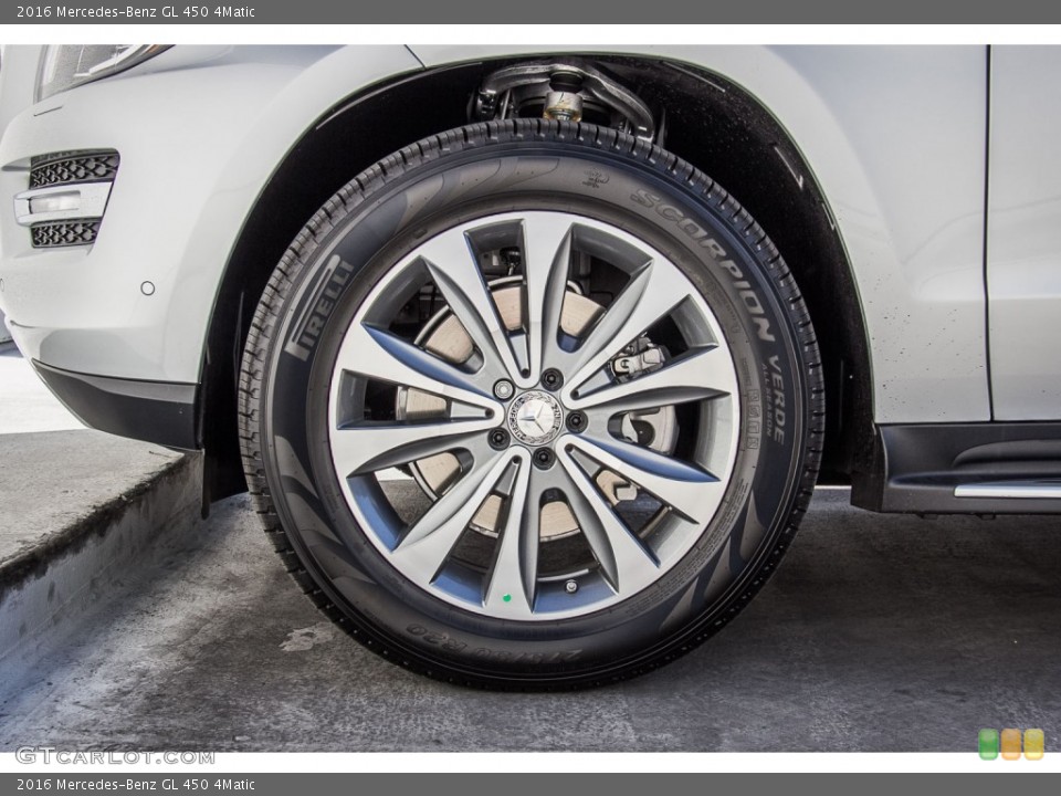 2016 Mercedes-Benz GL 450 4Matic Wheel and Tire Photo #107224295