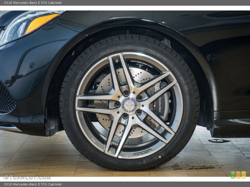 2016 Mercedes-Benz E 550 Cabriolet Wheel and Tire Photo #107235709
