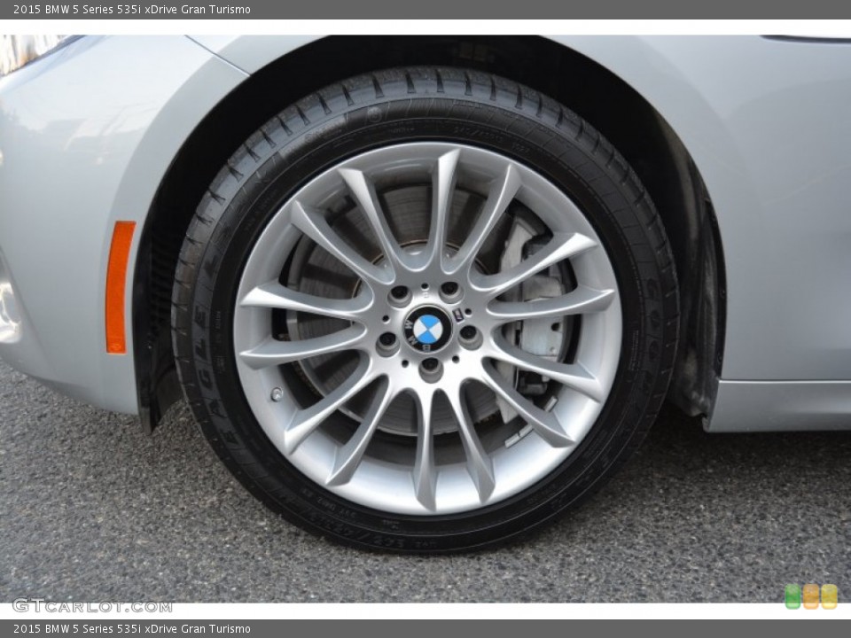 2015 BMW 5 Series 535i xDrive Gran Turismo Wheel and Tire Photo #107239001