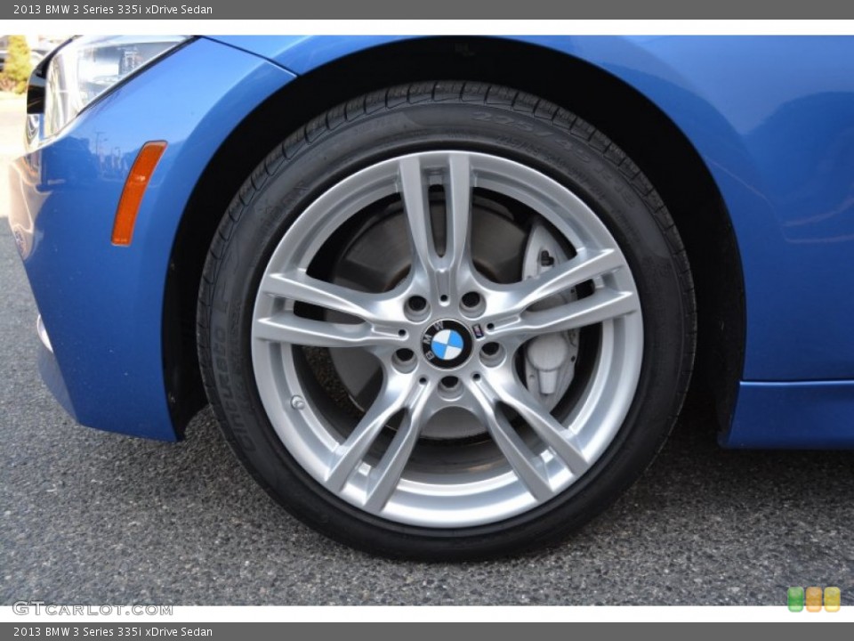 2013 BMW 3 Series 335i xDrive Sedan Wheel and Tire Photo #107243234