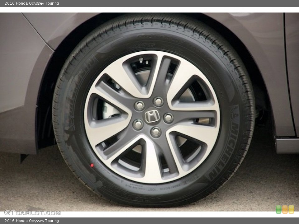 2016 Honda Odyssey Touring Wheel and Tire Photo #107248861
