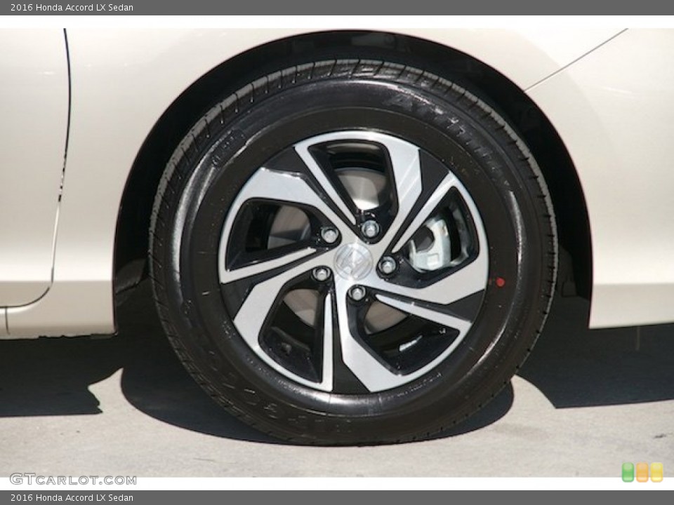 2016 Honda Accord LX Sedan Wheel and Tire Photo #107249552