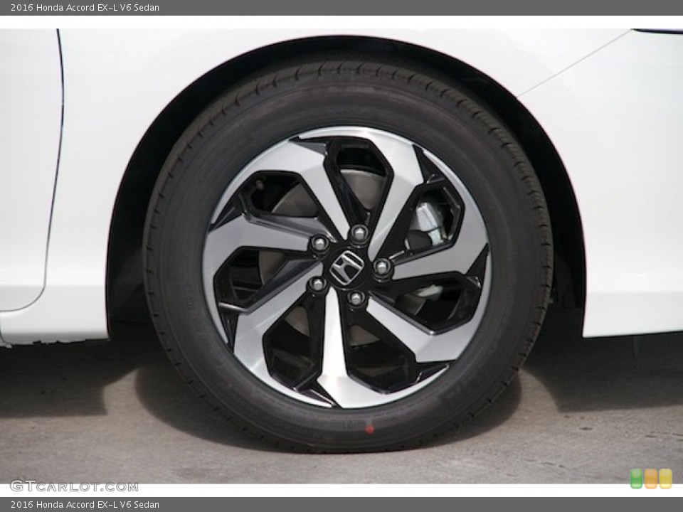 2016 Honda Accord EX-L V6 Sedan Wheel and Tire Photo #107251106