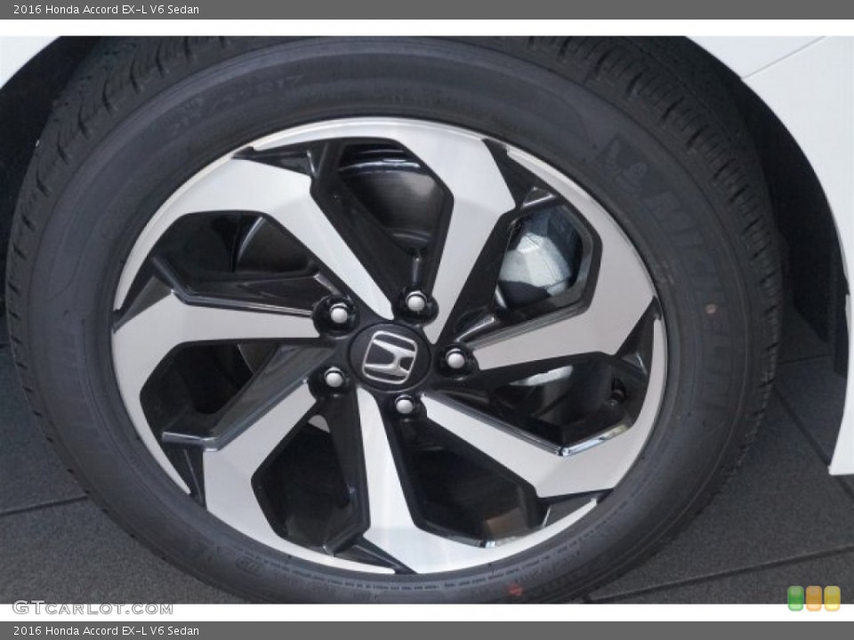 2016 Honda Accord EX-L V6 Sedan Wheel and Tire Photo #107270879