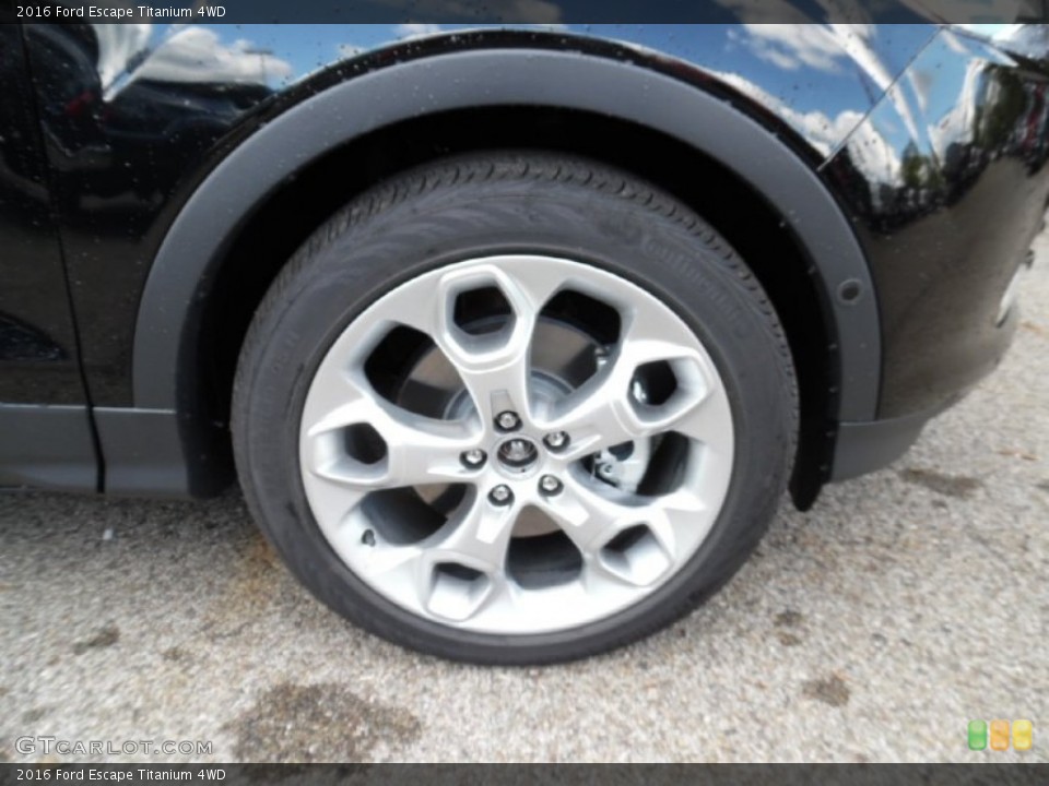 2016 Ford Escape Titanium 4WD Wheel and Tire Photo #107278358