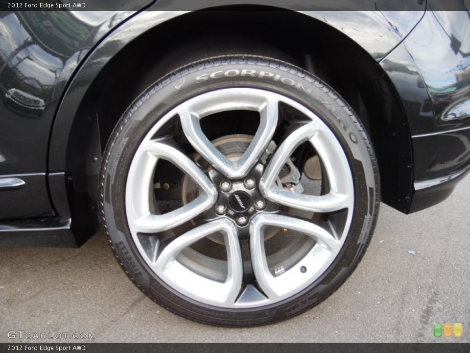 2012 Ford Edge Sport AWD Wheel and Tire Photo #107291513
