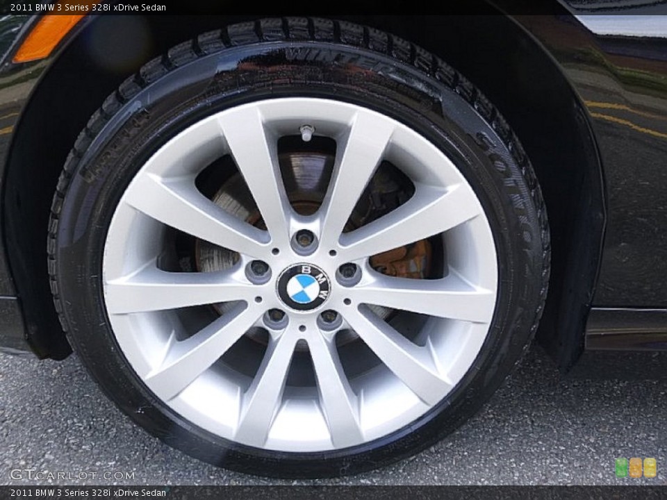 2011 BMW 3 Series 328i xDrive Sedan Wheel and Tire Photo #107323037