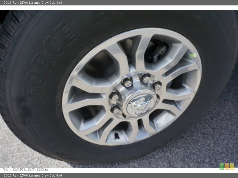2016 Ram 2500 Laramie Crew Cab 4x4 Wheel and Tire Photo #107344031