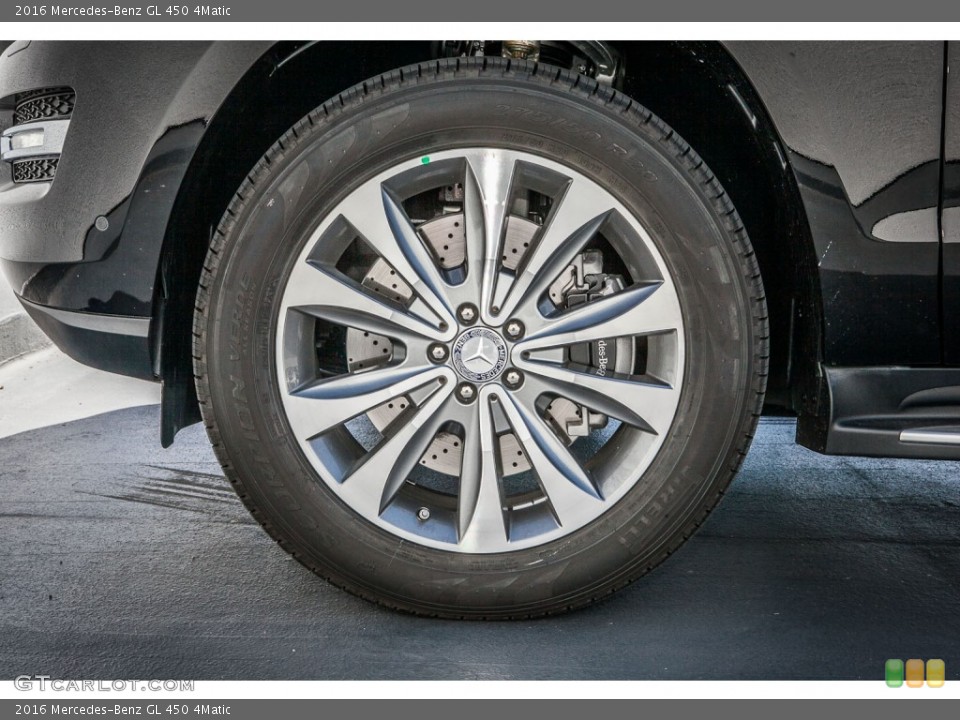 2016 Mercedes-Benz GL 450 4Matic Wheel and Tire Photo #107367133