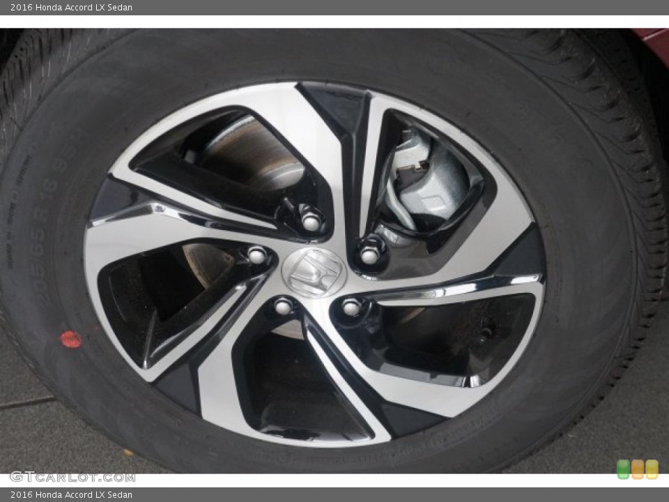 2016 Honda Accord LX Sedan Wheel and Tire Photo #107383511