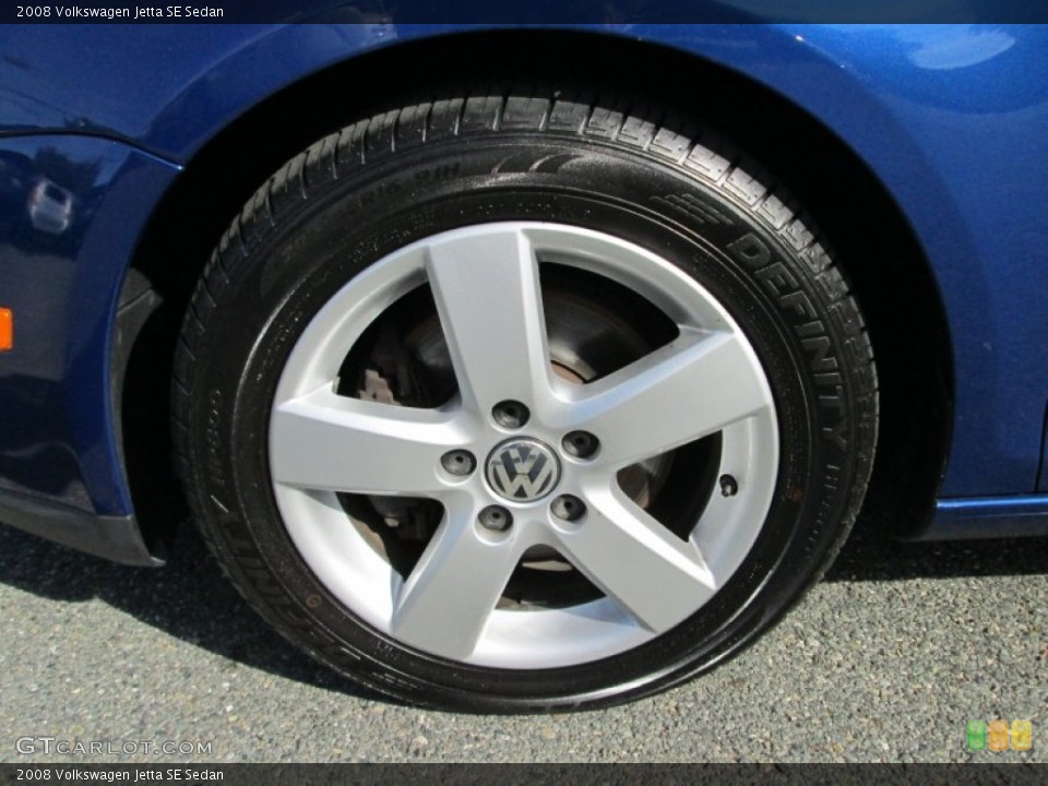2008 Volkswagen Jetta SE Sedan Wheel and Tire Photo #107390282