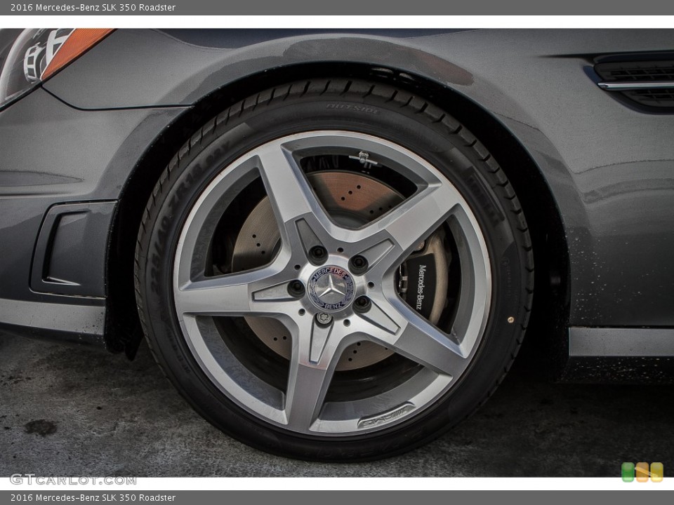 2016 Mercedes-Benz SLK 350 Roadster Wheel and Tire Photo #107401805