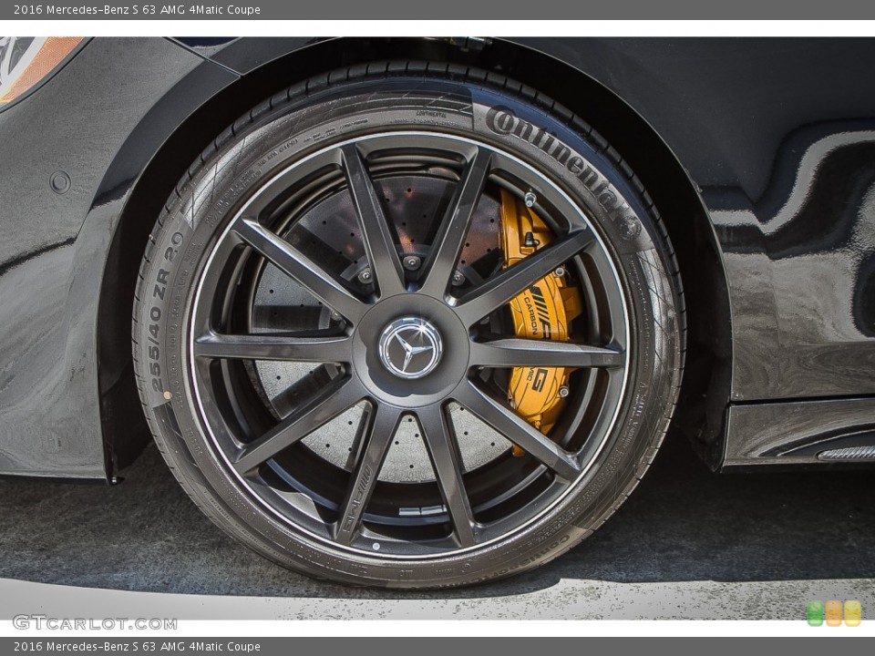 2016 Mercedes-Benz S 63 AMG 4Matic Coupe Wheel and Tire Photo #107402348