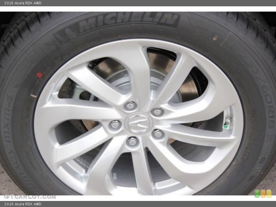 2016 Acura RDX AWD Wheel and Tire Photo #107416046