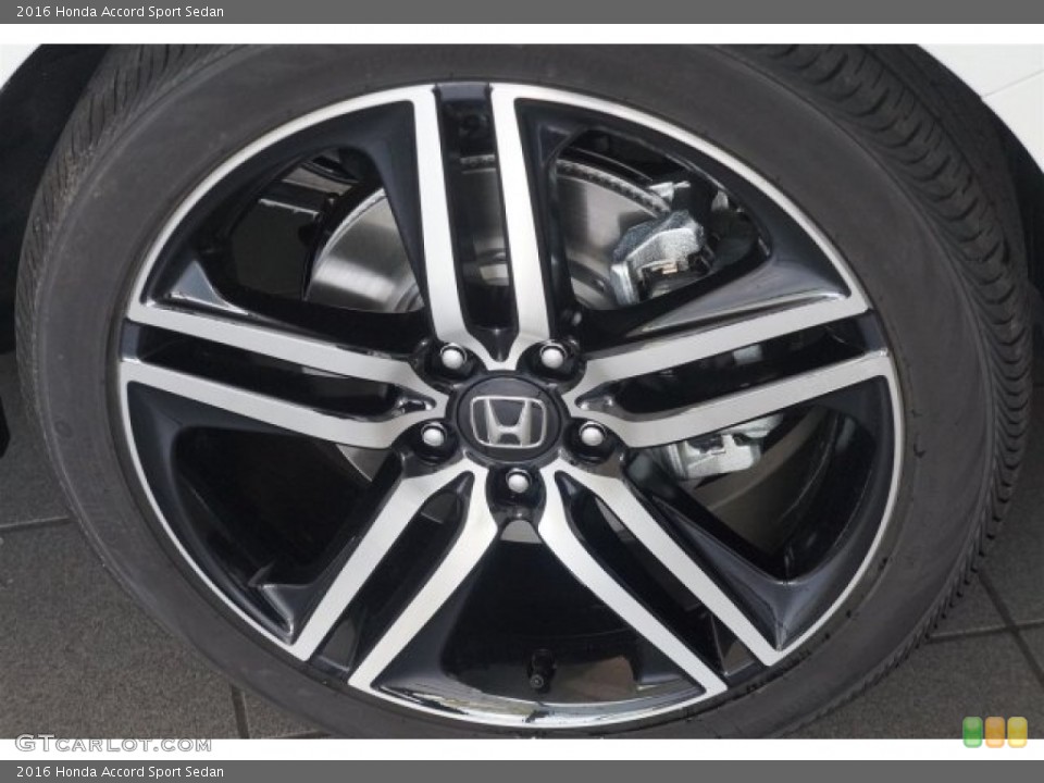 2016 Honda Accord Sport Sedan Wheel and Tire Photo #107427878