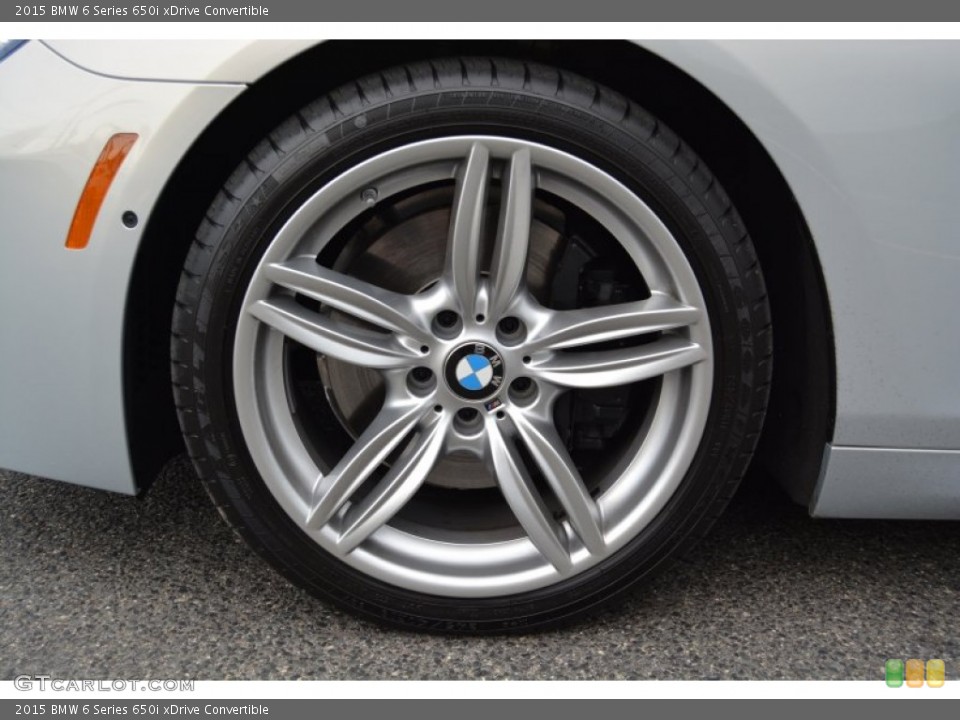 2015 BMW 6 Series 650i xDrive Convertible Wheel and Tire Photo #107430112