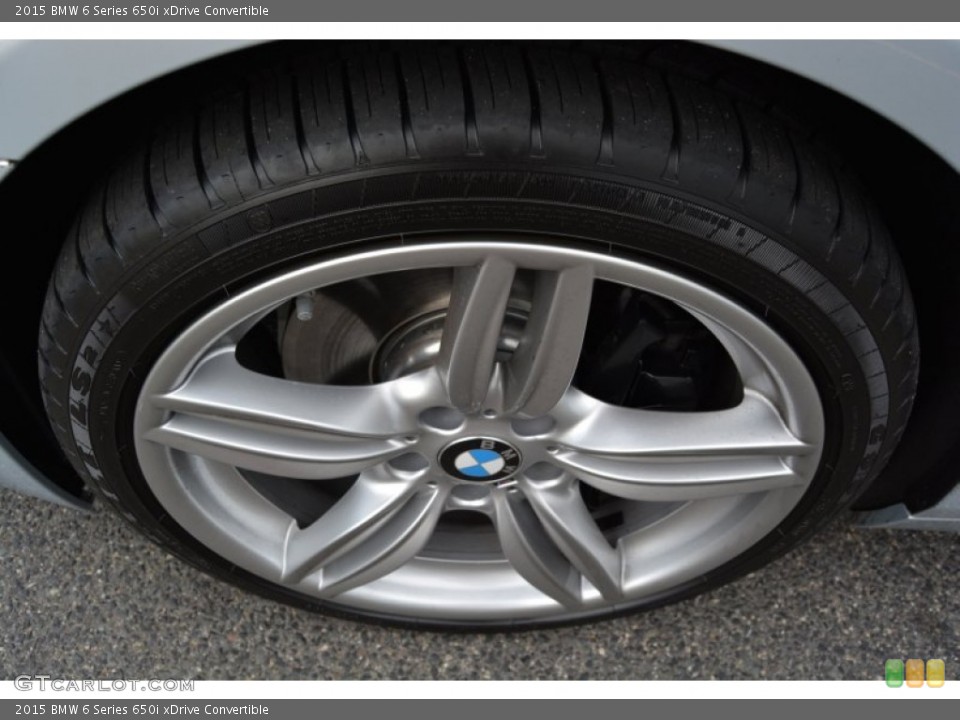 2015 BMW 6 Series 650i xDrive Convertible Wheel and Tire Photo #107430133