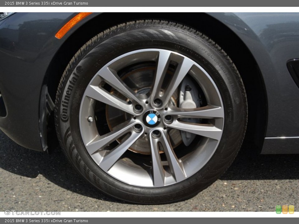 2015 BMW 3 Series 335i xDrive Gran Turismo Wheel and Tire Photo #107431712