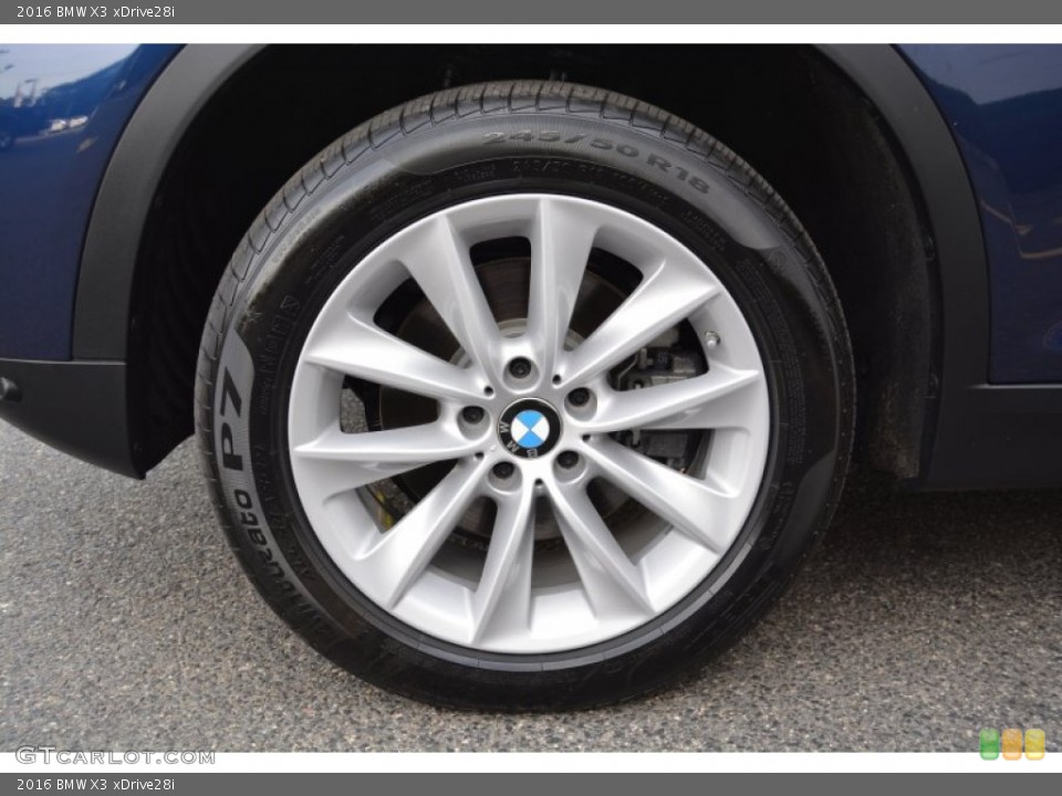 2016 BMW X3 xDrive28i Wheel and Tire Photo #107444938
