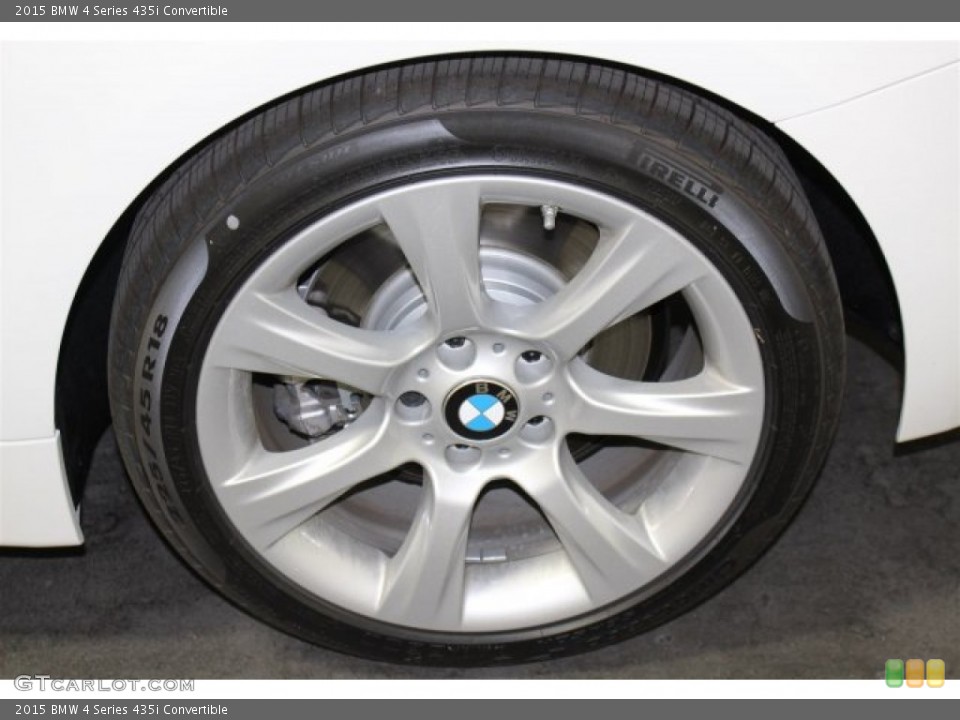 2015 BMW 4 Series 435i Convertible Wheel and Tire Photo #107453686