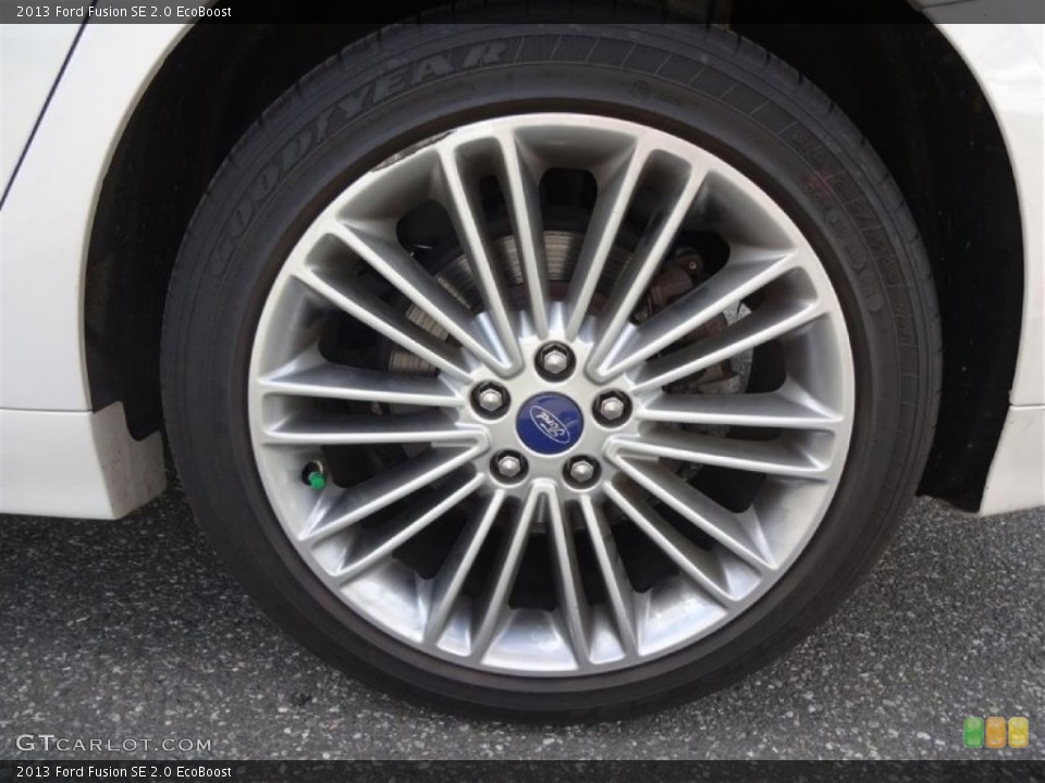 2013 Ford Fusion SE 2.0 EcoBoost Wheel and Tire Photo #107453914