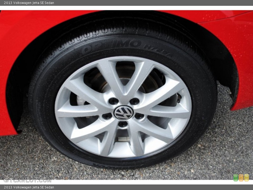 2013 Volkswagen Jetta SE Sedan Wheel and Tire Photo #107458651
