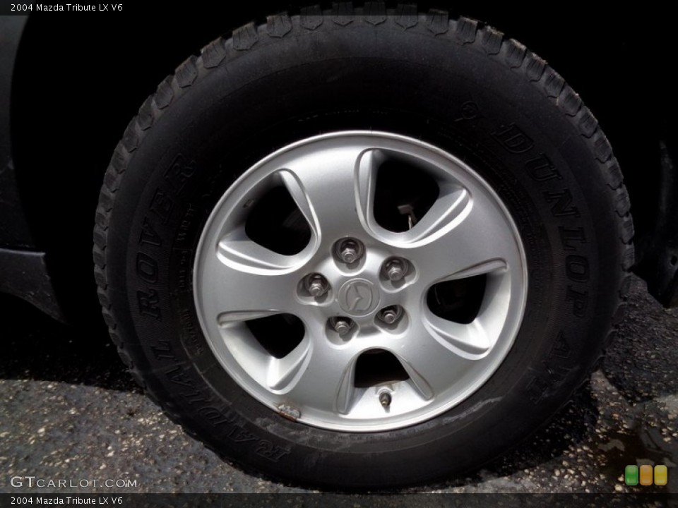 2004 Mazda Tribute LX V6 Wheel and Tire Photo #107461680