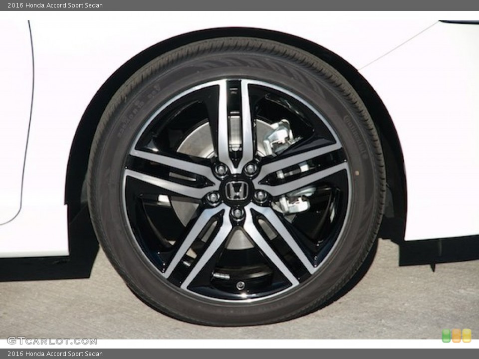 2016 Honda Accord Sport Sedan Wheel and Tire Photo #107479233
