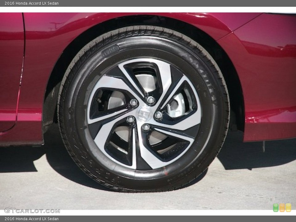 2016 Honda Accord LX Sedan Wheel and Tire Photo #107479428