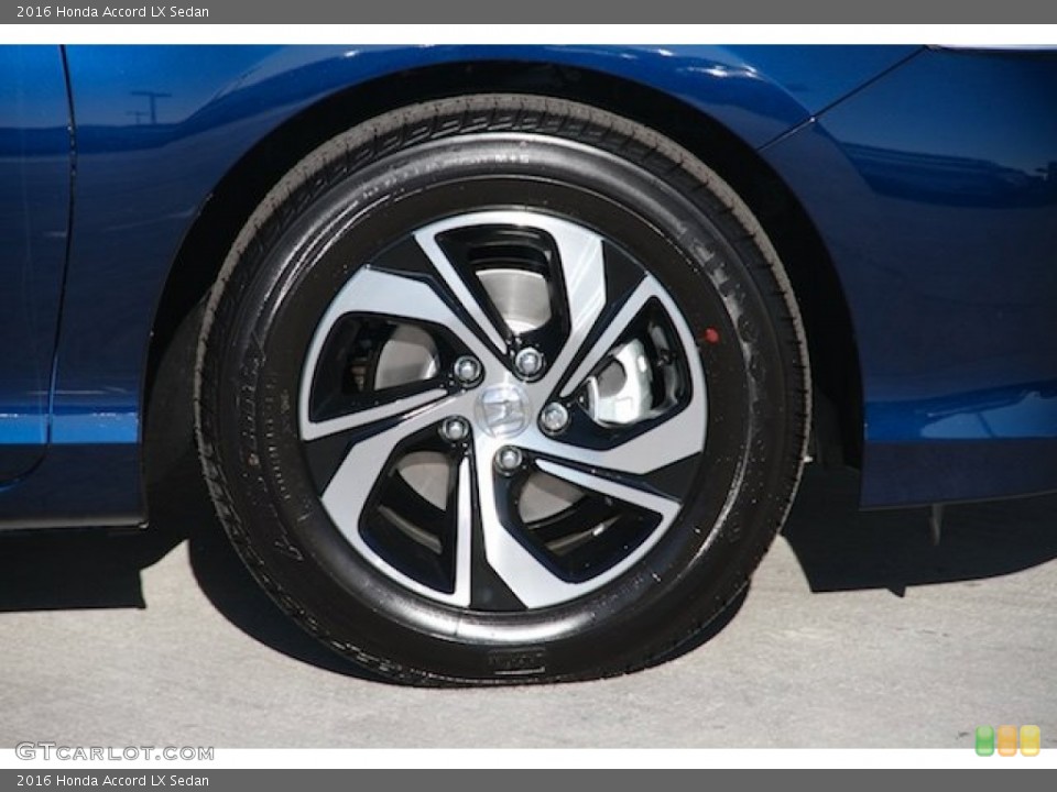2016 Honda Accord LX Sedan Wheel and Tire Photo #107480445
