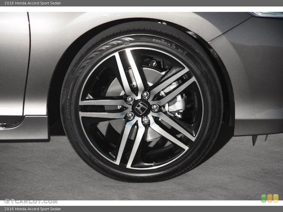 2016 Honda Accord Sport Sedan Wheel and Tire Photo #107480520
