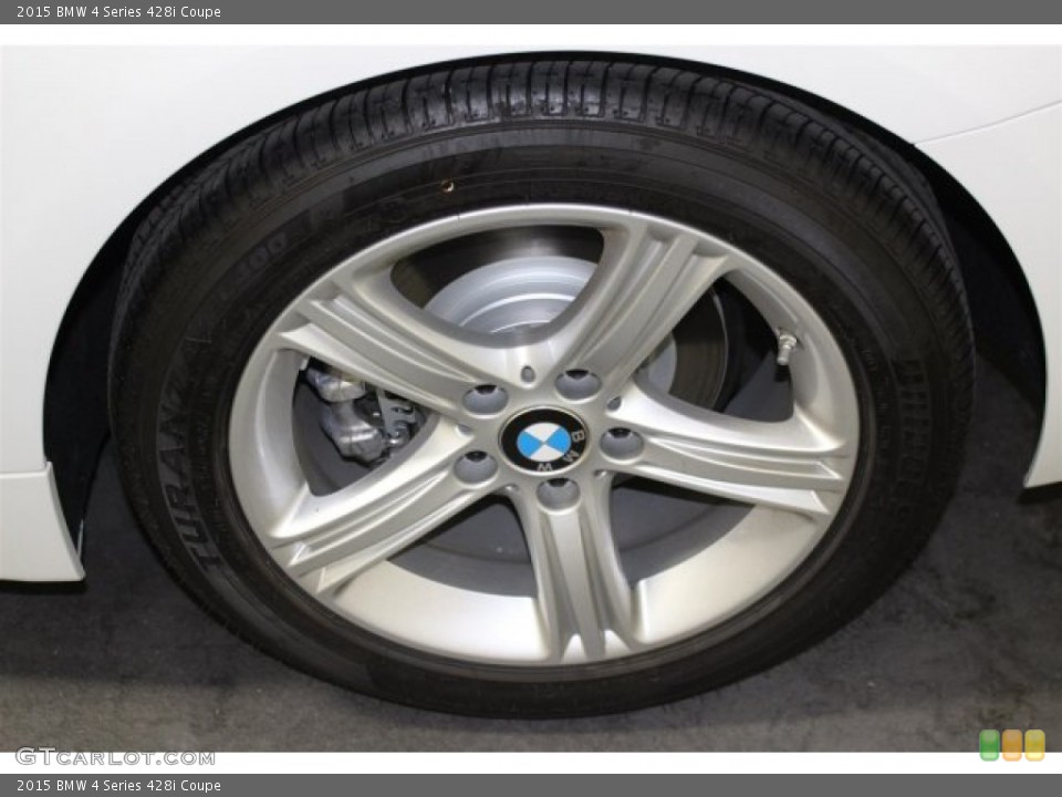 2015 BMW 4 Series 428i Coupe Wheel and Tire Photo #107492258