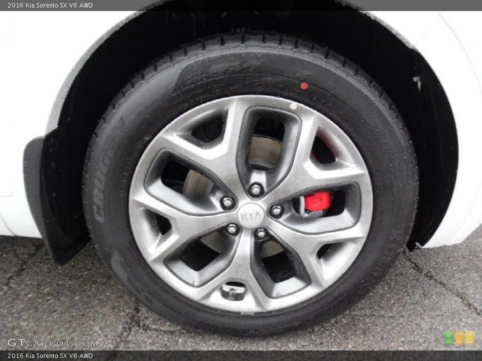 2016 Kia Sorento SX V6 AWD Wheel and Tire Photo #107510453