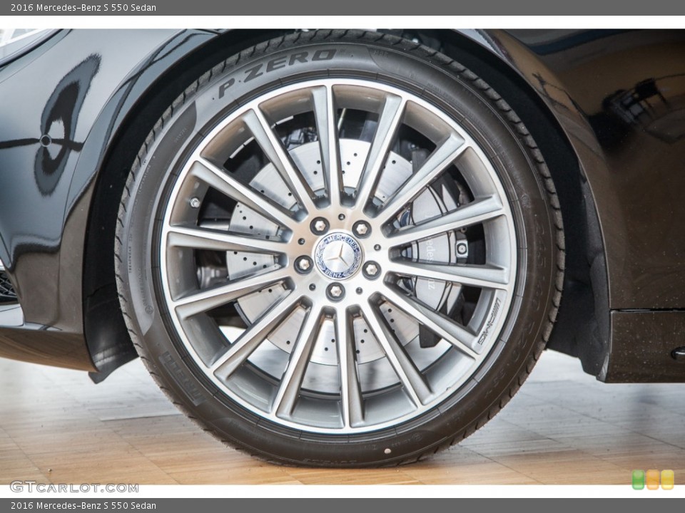 2016 Mercedes-Benz S 550 Sedan Wheel and Tire Photo #107520074