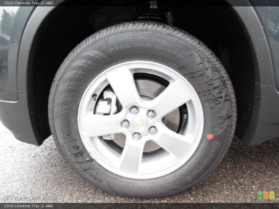 2016 Chevrolet Trax LS AWD Wheel and Tire Photo #107524019