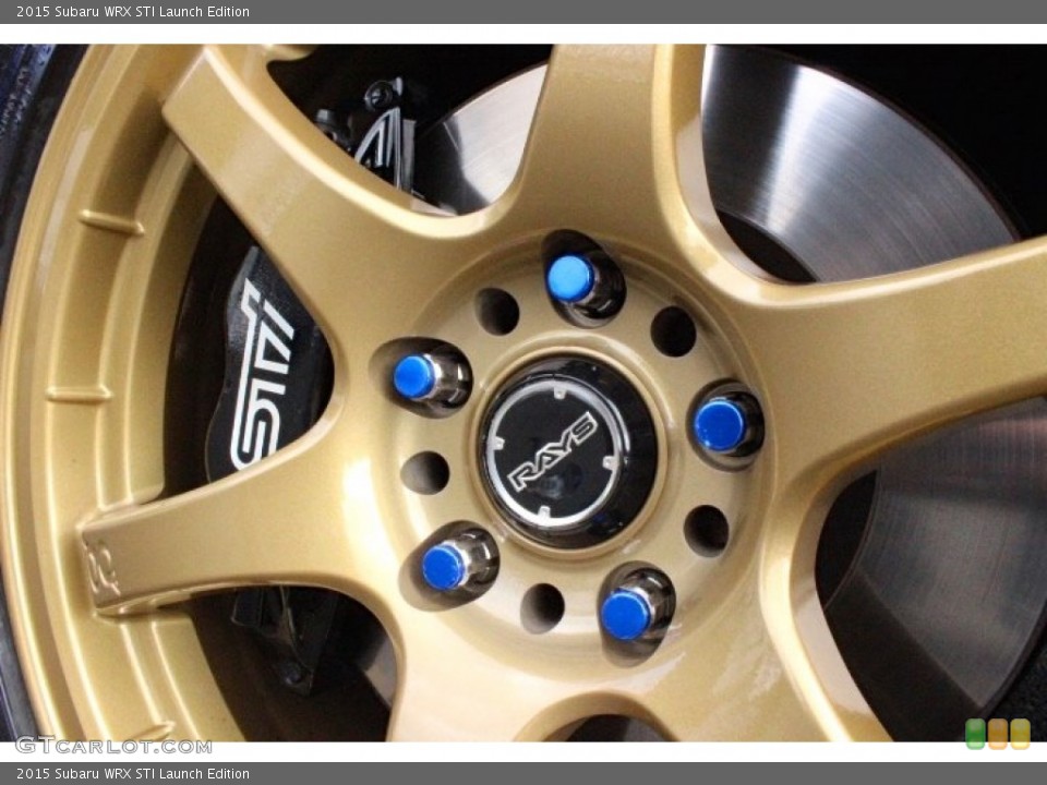 2015 Subaru WRX STI Launch Edition Wheel and Tire Photo #107530874