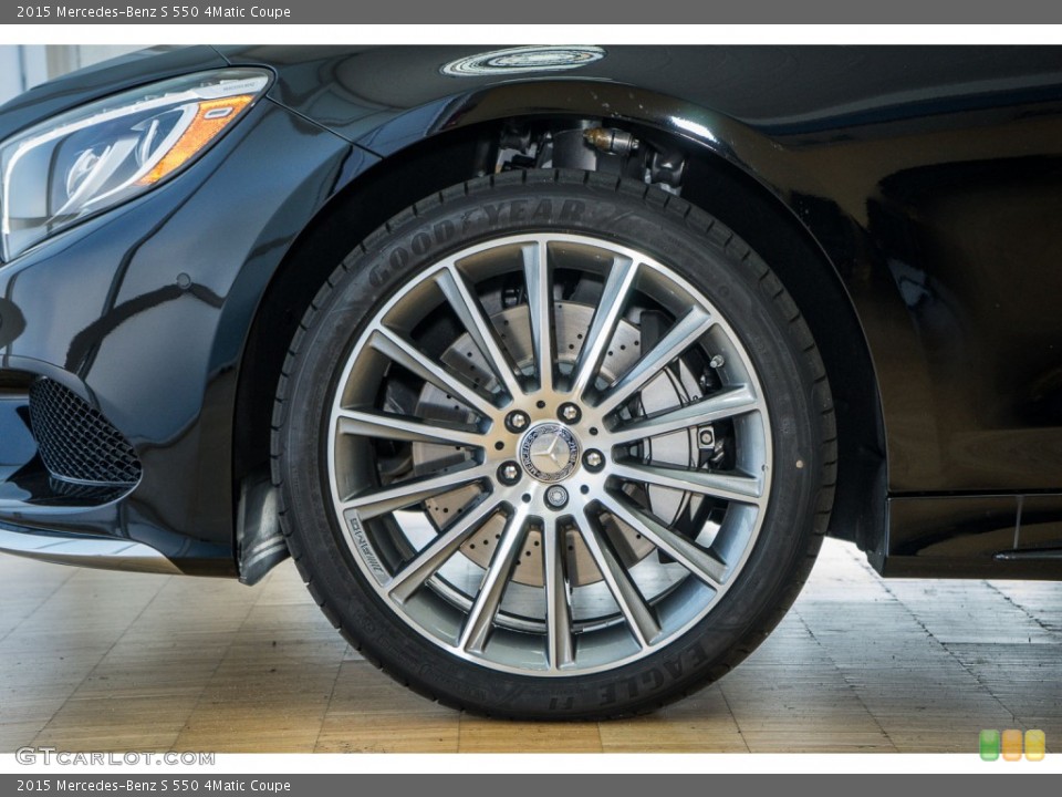 2015 Mercedes-Benz S 550 4Matic Coupe Wheel and Tire Photo #107540826