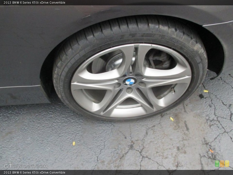 2013 BMW 6 Series 650i xDrive Convertible Wheel and Tire Photo #107544168