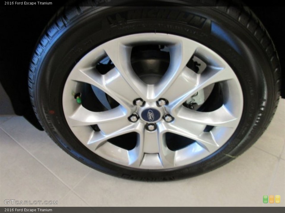 2016 Ford Escape Titanium Wheel and Tire Photo #107545518