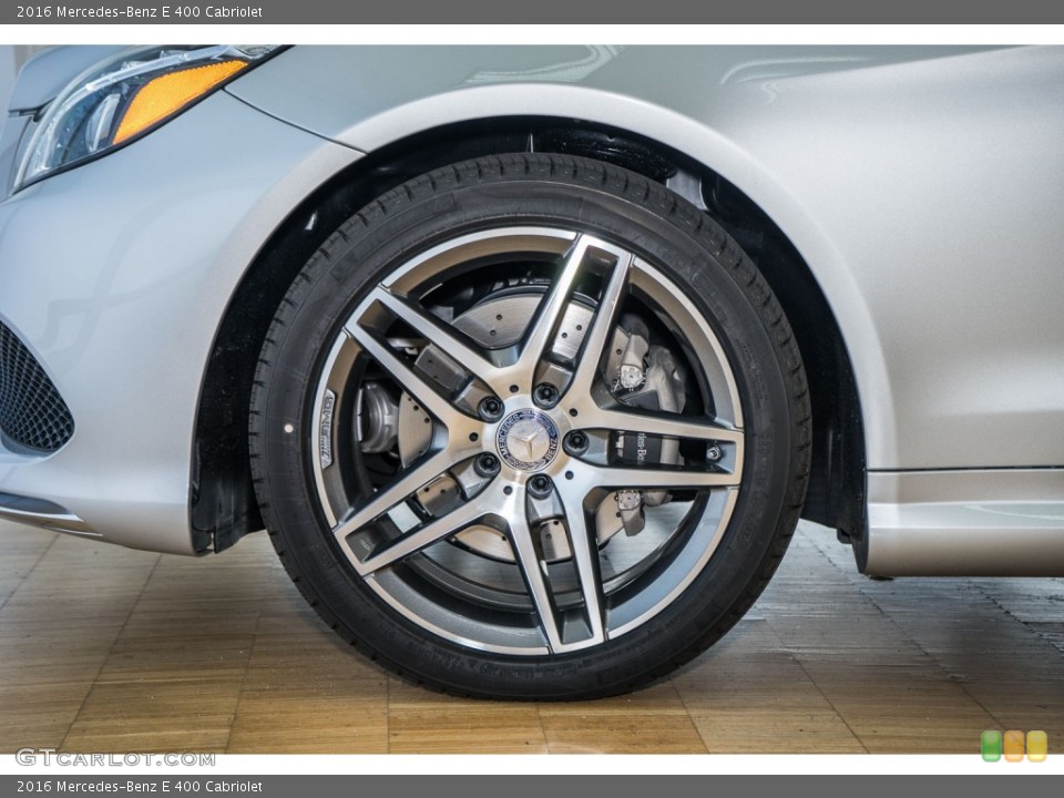 2016 Mercedes-Benz E 400 Cabriolet Wheel and Tire Photo #107556465