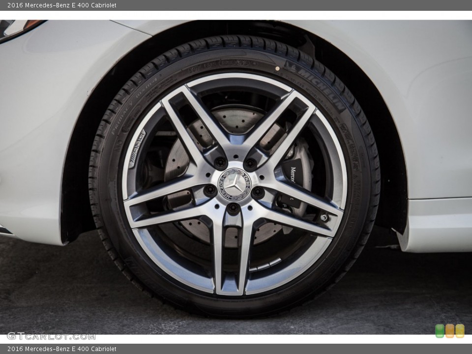2016 Mercedes-Benz E 400 Cabriolet Wheel and Tire Photo #107563422