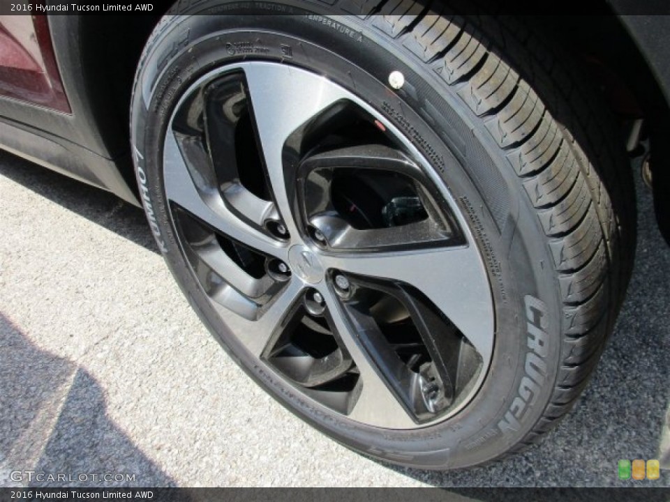 2016 Hyundai Tucson Limited AWD Wheel and Tire Photo #107571382
