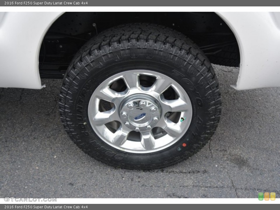 2016 Ford F250 Super Duty Lariat Crew Cab 4x4 Wheel and Tire Photo #107576073