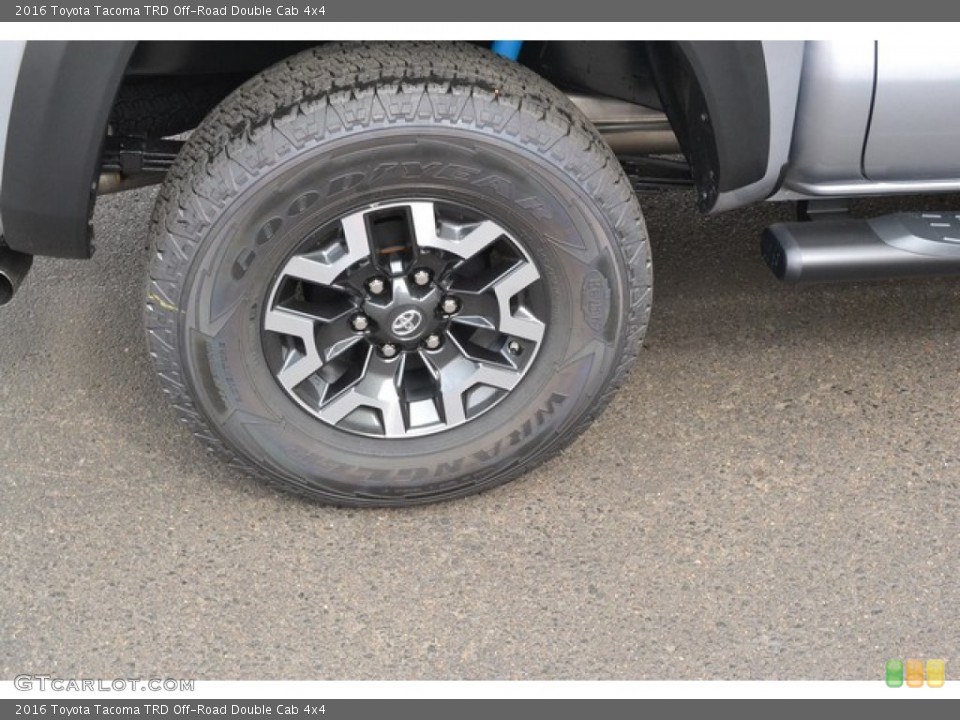 2016 Toyota Tacoma TRD Off-Road Double Cab 4x4 Wheel and Tire Photo #107578906