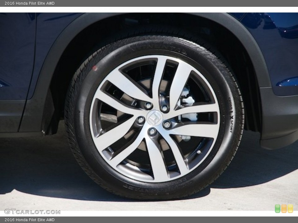 2016 Honda Pilot Elite AWD Wheel and Tire Photo #107580910