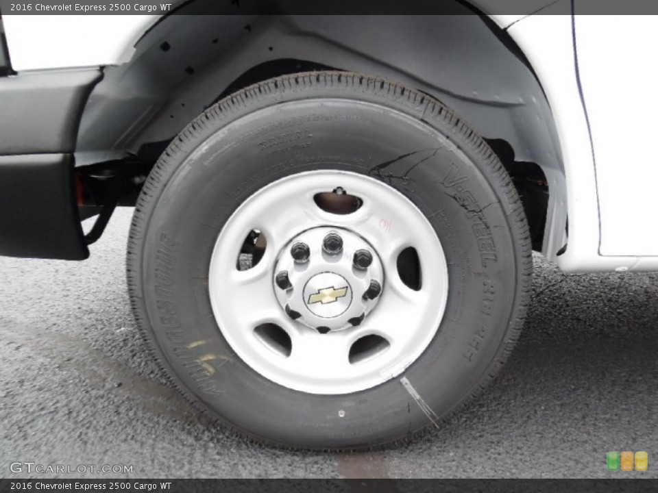 2016 Chevrolet Express 2500 Cargo WT Wheel and Tire Photo #107603737