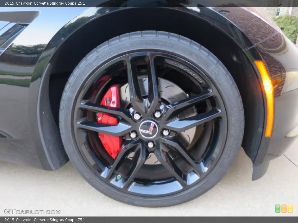 2015 Chevrolet Corvette Stingray Coupe Z51 Wheel and Tire Photo #107605513
