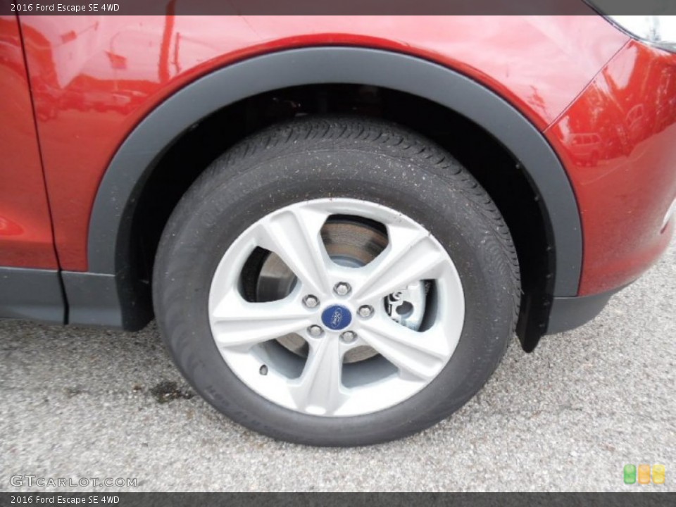 2016 Ford Escape SE 4WD Wheel and Tire Photo #107630962